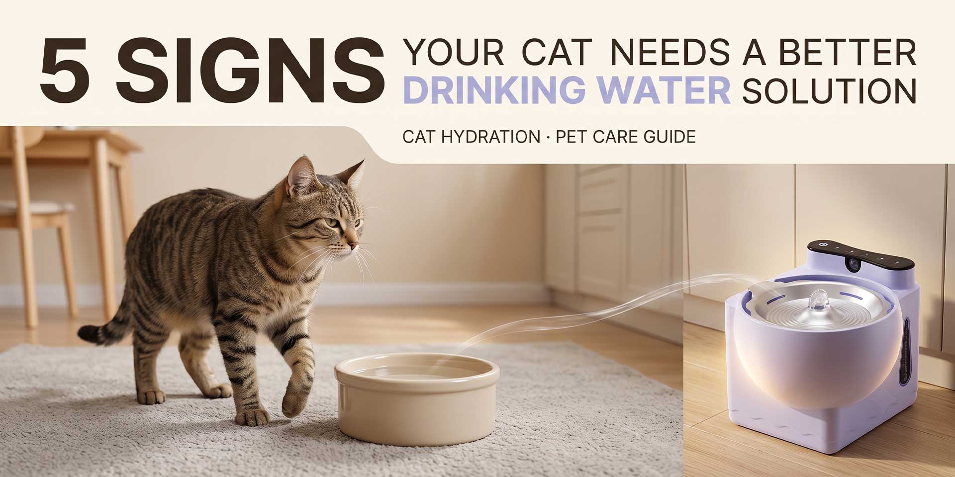 5 Signs Your Cat Needs A Better Drinking Water Solution