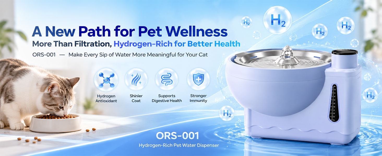 New Blue‑Ocean Pet Track: ORS‑001 Hydrogen‑Rich Pet Water Dispenser for Global Buyers