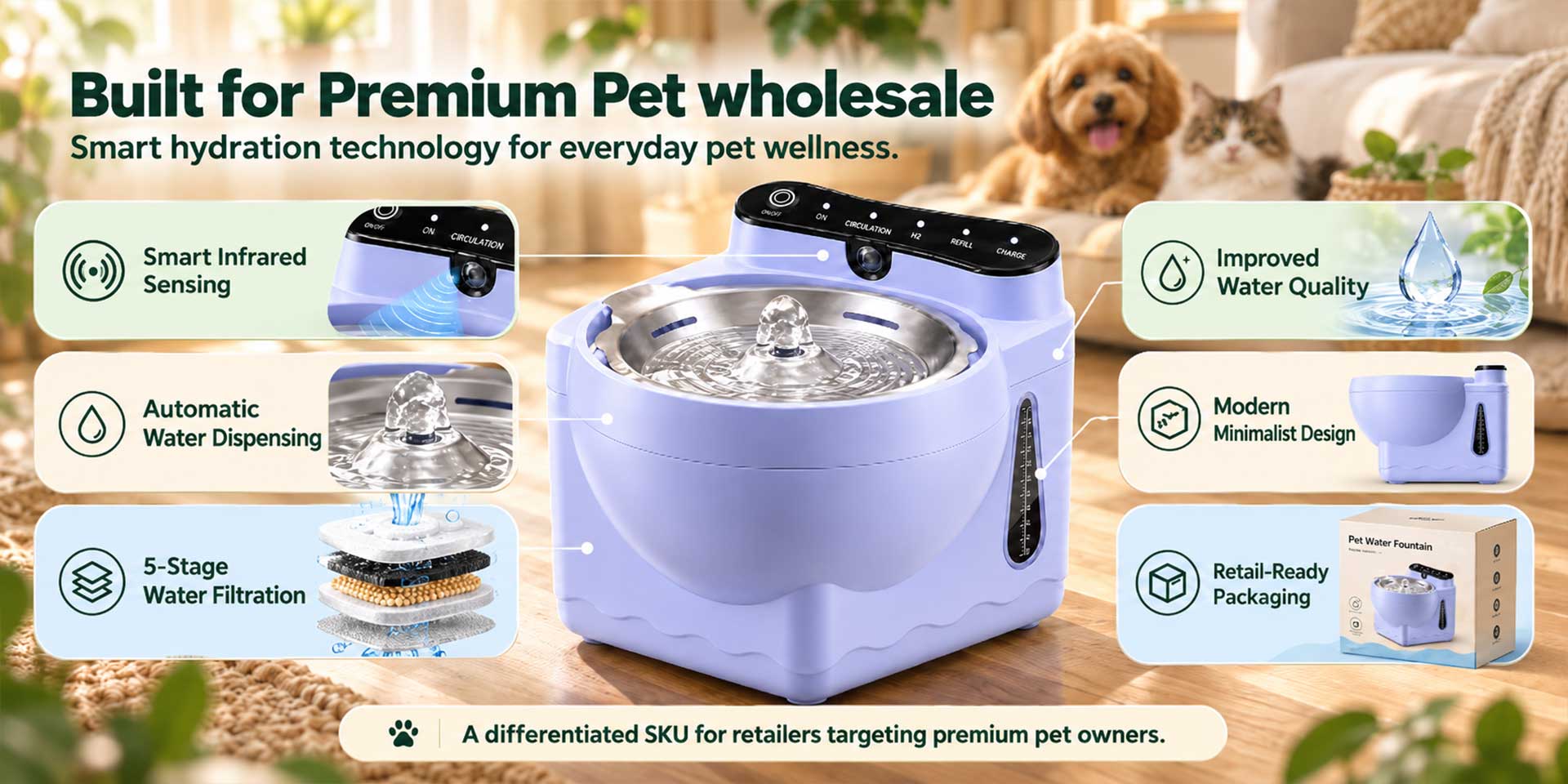 The Emerging Functional Pet Hydration Track: Market Pain Points, Demand Shifts and Hydrogen Pet Fountain Business Opportunities