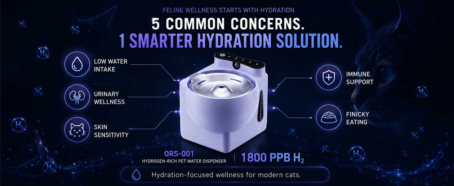 ORS‑001 Hydrogen‑Rich Pet Water Dispenser: A High‑Margin Niche Product for Pet Distributors