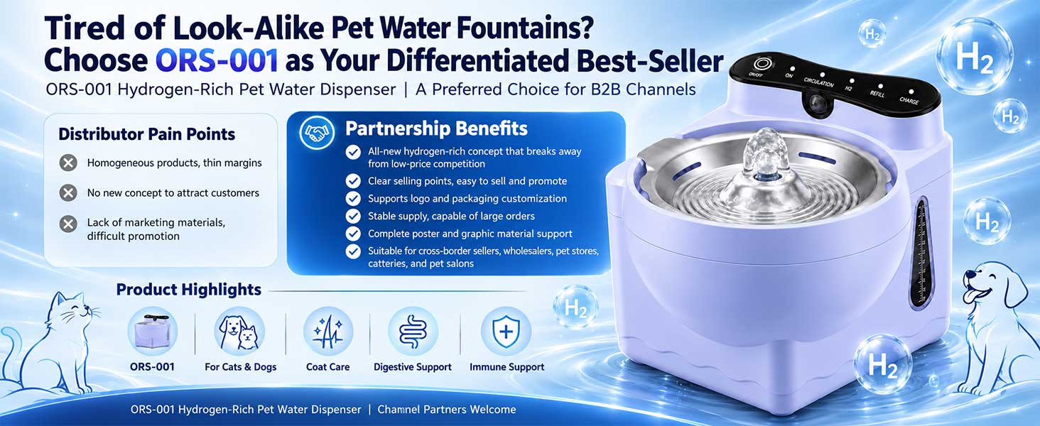 Untapped Gold in Pet Wellness: Why Hydrogen‑Rich Pet Water Fountain Is Your Next Winning Product