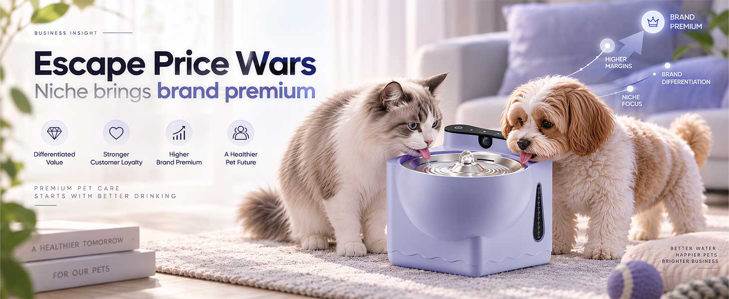 Hydrogen‑Rich Pet Water Fountain: Tap Into The New Pet Wellness & Hydrogen‑Care Niche For Higher Business Profit