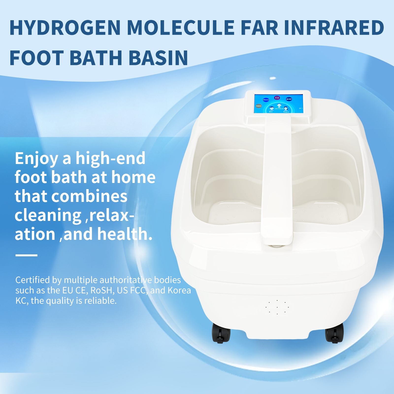 Beyond Soaking: Discover the E817F Ionic Infrared Detox Foot Bath
