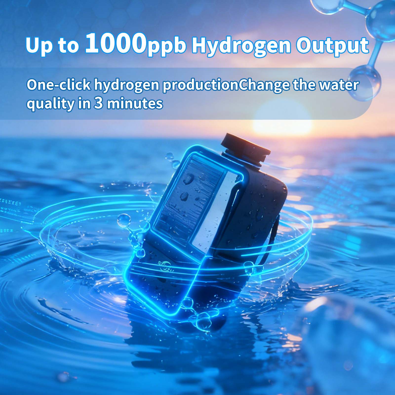 The Hydrogen Water Bottle: Your Portable Source of Antioxidant-Rich Hydration