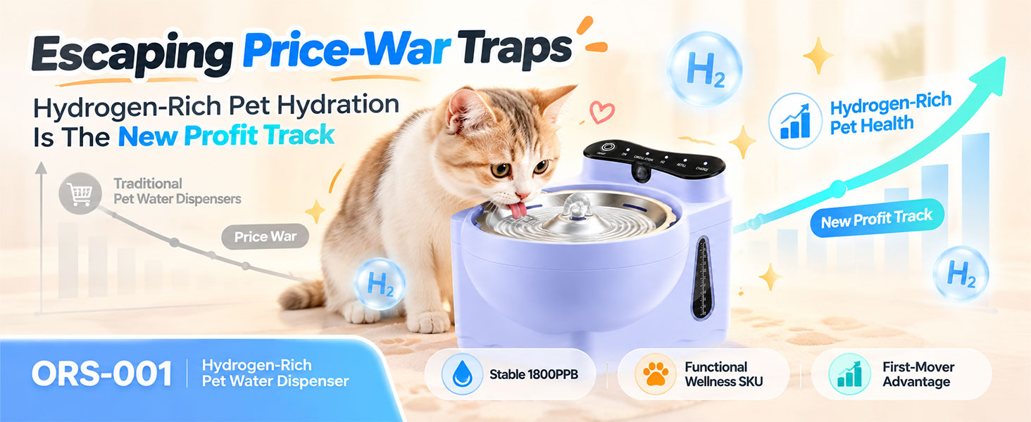 Escaping Price‑War Traps: Why Distributors Should Explore Functional Hydrogen‑Rich Pet Hydration