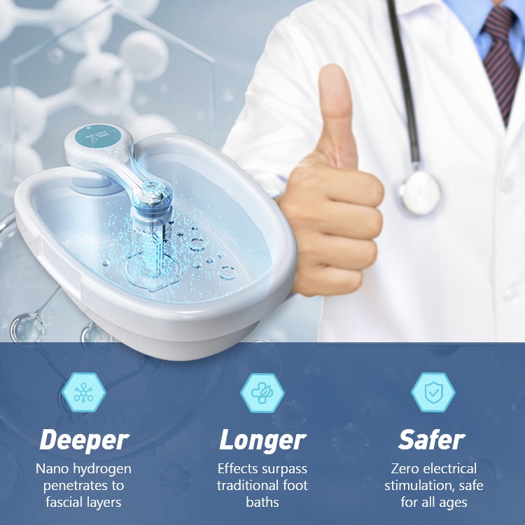 This high-tech detox foot bath machine allows you to enjoy a star-level health experience at home!